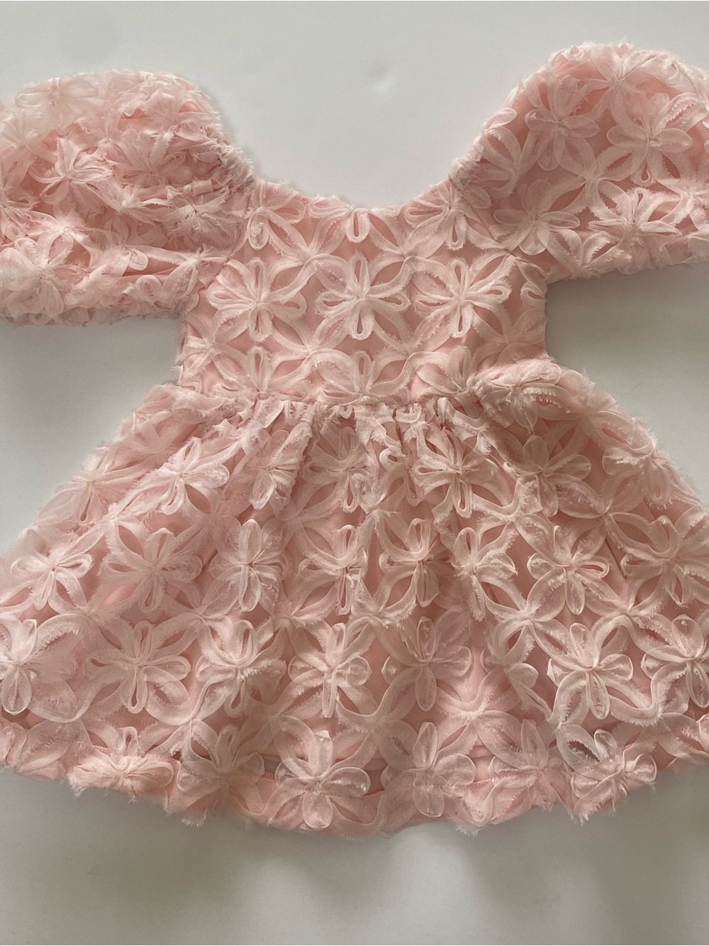 Jessica Simpson Light Pink Floral Lace Party Dress for Girls